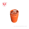 Factory hot sale manufacturer  12KG   lpg cylinder sampling tank for gas storage for cooking